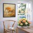 Floral Horse Canvas – Autumn Bloom Wall Decor