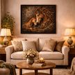 Horse Canvas Wall Art – Rustic Horse Wall Decor