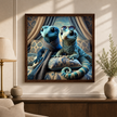 Cute Gecko Wall Art – Whimsical Duo Wall Decor