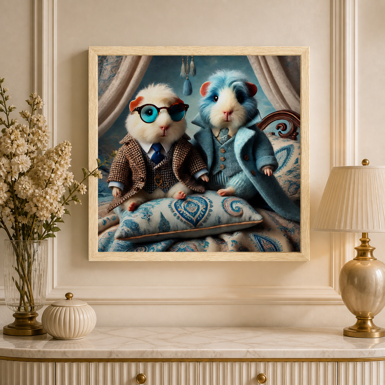 Guinea Pig Wall Art – Cozy Companion Wall Decor