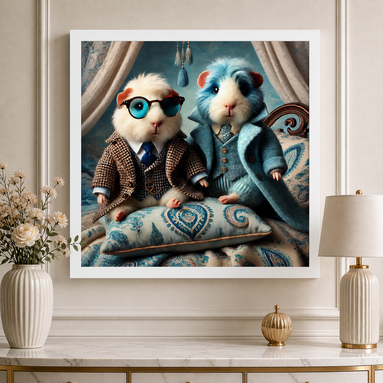 Guinea Pig Wall Art – Cozy Companion Wall Decor