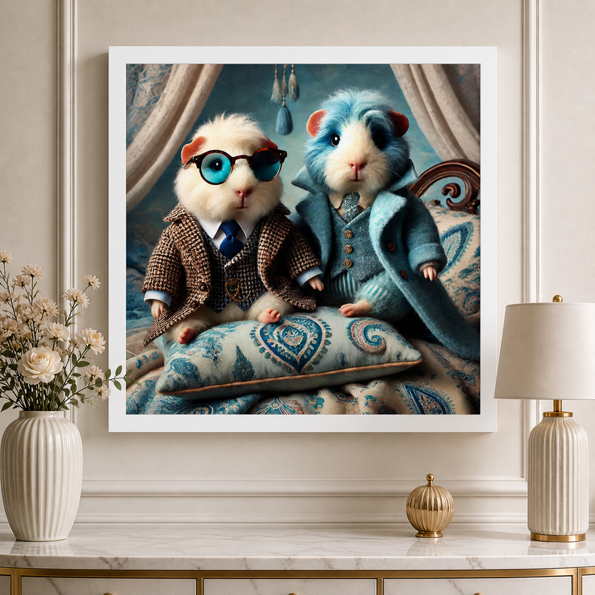 Guinea Pig Wall Art – Cozy Companion Wall Decor