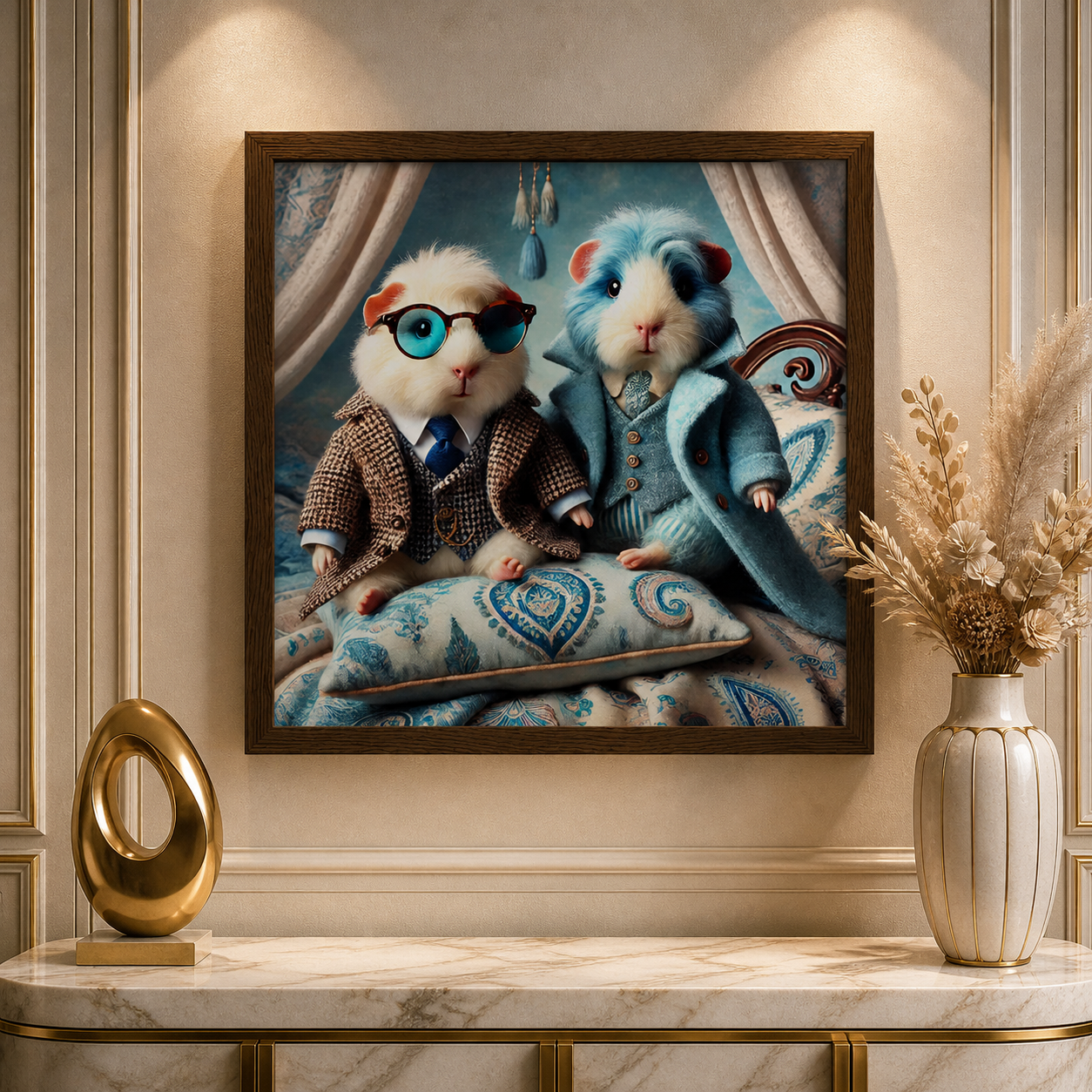 Guinea Pig Wall Art – Cozy Companion Wall Decor