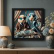 Guinea Pig Canvas Art – Cozy Companion Wall Decor